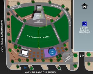Cathedral City Community Amphitheater site plan